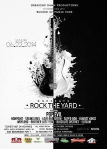 Rock The Yard Festival Poster